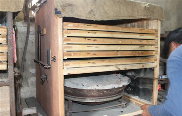 pieczenie (suszenie) herbaty Houkui
