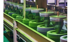 żarna do herbaty matcha we współczesnej fabryce