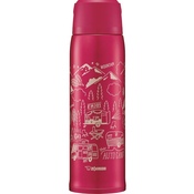 Termos Zojirushi 820 ml Red z Antybakteryjnym Kubkiem