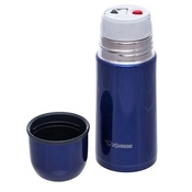 Termos Zojirushi 350 ml Blue z Antybakteryjnym Kubkiem