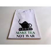 T-shirt Make Tea – biały unisex roz. S