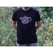 T-shirt Czajniczek – czarny unisex roz. XL
