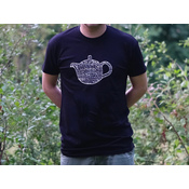 T-shirt Czajniczek – czarny unisex roz. M