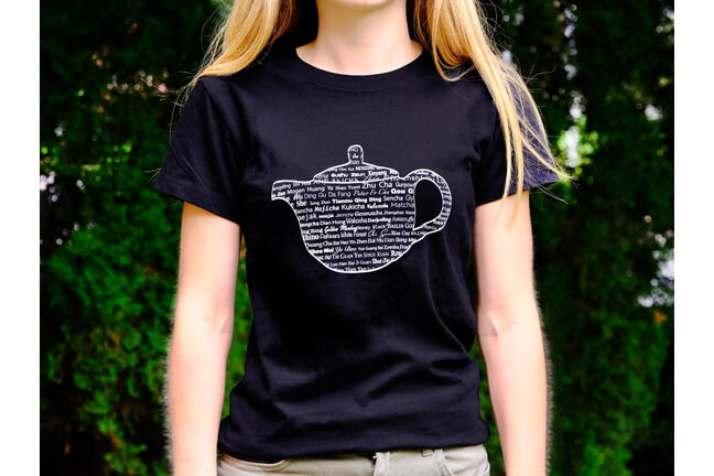 T-shirt Czajniczek – czarny damski roz. L