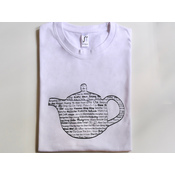 T-shirt Czajniczek – biały unisex roz. XL