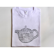 T-shirt Czajniczek – biały unisex roz. L