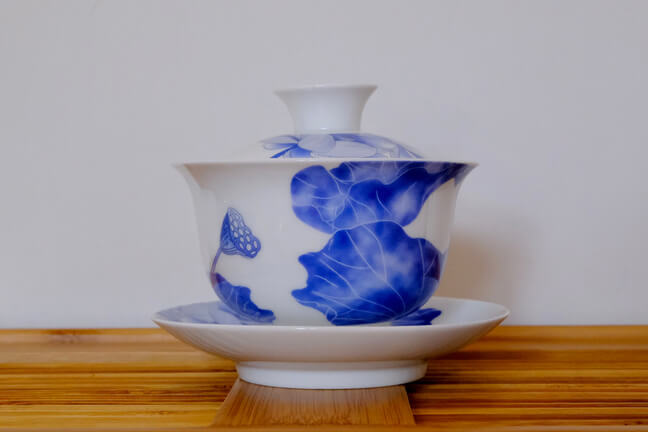 Gaiwan porcelanowy lotos 125 ml