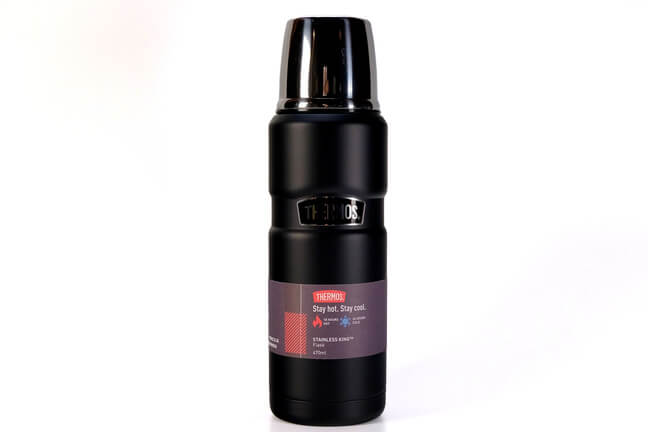 Termos na napoje THERMOS 470 ml - czarny mat