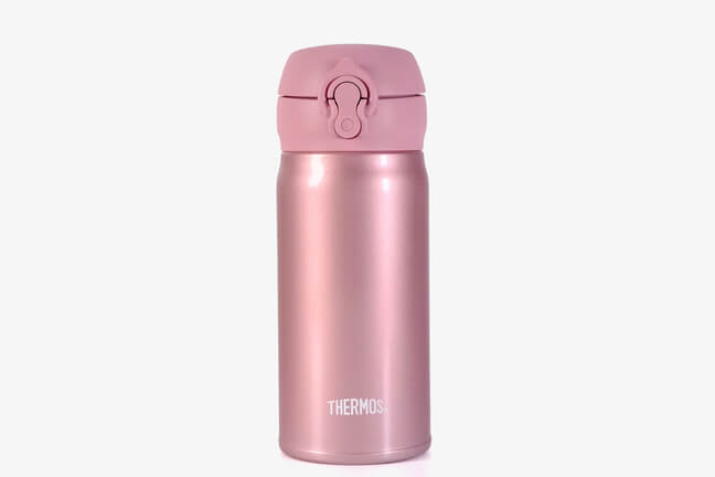 Mobilny termokubek THERMOS 350 ml - różowo-złoty