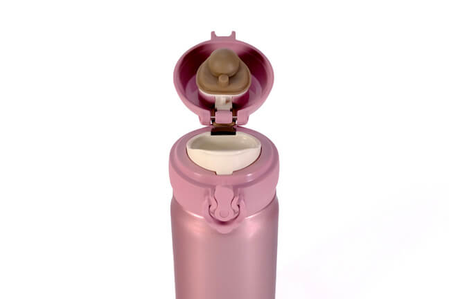 Mobilny termokubek THERMOS 350 ml - różowo-złoty