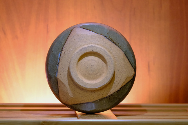 Chawan błękitno-oliwkowy II