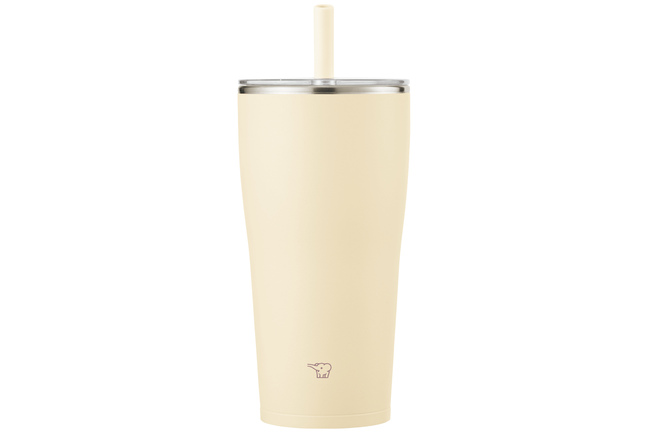Kubek termiczny ze słomką Zojirushi 720 ml Sand Beige