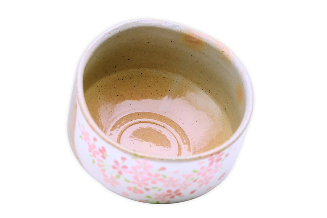 Chawan japoński handmade różowo-beżowy