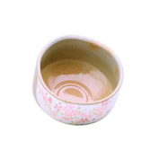 Chawan japoński handmade różowo-beżowy