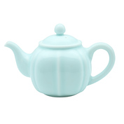 Czajniczek porcelanowy niebieski dynia