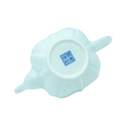 Czajniczek porcelanowy niebieski dynia