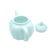 Czajniczek porcelanowy niebieski dynia