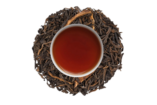 Pu-erh ze skórką mandarynki